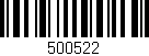 Código de barras (EAN, GTIN, SKU, ISBN): '500522'