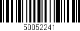 Código de barras (EAN, GTIN, SKU, ISBN): '50052241'