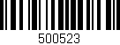 Código de barras (EAN, GTIN, SKU, ISBN): '500523'