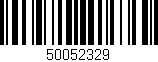 Código de barras (EAN, GTIN, SKU, ISBN): '50052329'