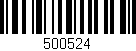 Código de barras (EAN, GTIN, SKU, ISBN): '500524'