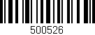 Código de barras (EAN, GTIN, SKU, ISBN): '500526'