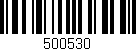 Código de barras (EAN, GTIN, SKU, ISBN): '500530'