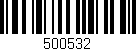 Código de barras (EAN, GTIN, SKU, ISBN): '500532'