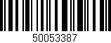 Código de barras (EAN, GTIN, SKU, ISBN): '50053387'
