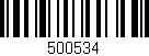 Código de barras (EAN, GTIN, SKU, ISBN): '500534'
