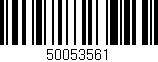 Código de barras (EAN, GTIN, SKU, ISBN): '50053561'