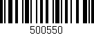Código de barras (EAN, GTIN, SKU, ISBN): '500550'
