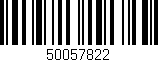 Código de barras (EAN, GTIN, SKU, ISBN): '50057822'