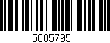 Código de barras (EAN, GTIN, SKU, ISBN): '50057951'