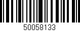 Código de barras (EAN, GTIN, SKU, ISBN): '50058133'