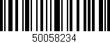 Código de barras (EAN, GTIN, SKU, ISBN): '50058234'
