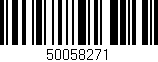 Código de barras (EAN, GTIN, SKU, ISBN): '50058271'