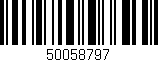 Código de barras (EAN, GTIN, SKU, ISBN): '50058797'