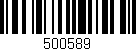 Código de barras (EAN, GTIN, SKU, ISBN): '500589'