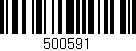 Código de barras (EAN, GTIN, SKU, ISBN): '500591'