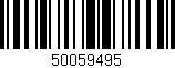 Código de barras (EAN, GTIN, SKU, ISBN): '50059495'