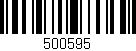 Código de barras (EAN, GTIN, SKU, ISBN): '500595'