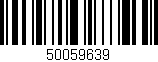 Código de barras (EAN, GTIN, SKU, ISBN): '50059639'