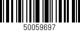 Código de barras (EAN, GTIN, SKU, ISBN): '50059697'