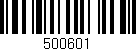 Código de barras (EAN, GTIN, SKU, ISBN): '500601'