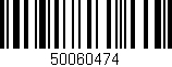 Código de barras (EAN, GTIN, SKU, ISBN): '50060474'