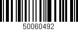Código de barras (EAN, GTIN, SKU, ISBN): '50060492'