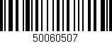 Código de barras (EAN, GTIN, SKU, ISBN): '50060507'