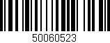 Código de barras (EAN, GTIN, SKU, ISBN): '50060523'