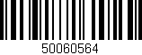Código de barras (EAN, GTIN, SKU, ISBN): '50060564'