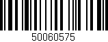 Código de barras (EAN, GTIN, SKU, ISBN): '50060575'