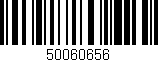 Código de barras (EAN, GTIN, SKU, ISBN): '50060656'