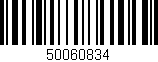 Código de barras (EAN, GTIN, SKU, ISBN): '50060834'