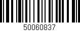 Código de barras (EAN, GTIN, SKU, ISBN): '50060837'