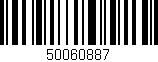 Código de barras (EAN, GTIN, SKU, ISBN): '50060887'
