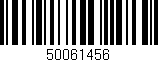 Código de barras (EAN, GTIN, SKU, ISBN): '50061456'