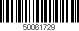 Código de barras (EAN, GTIN, SKU, ISBN): '50061729'