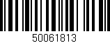 Código de barras (EAN, GTIN, SKU, ISBN): '50061813'