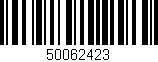 Código de barras (EAN, GTIN, SKU, ISBN): '50062423'