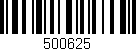 Código de barras (EAN, GTIN, SKU, ISBN): '500625'
