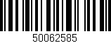Código de barras (EAN, GTIN, SKU, ISBN): '50062585'