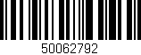 Código de barras (EAN, GTIN, SKU, ISBN): '50062792'