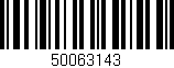 Código de barras (EAN, GTIN, SKU, ISBN): '50063143'
