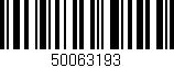 Código de barras (EAN, GTIN, SKU, ISBN): '50063193'