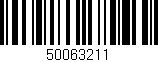Código de barras (EAN, GTIN, SKU, ISBN): '50063211'