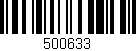 Código de barras (EAN, GTIN, SKU, ISBN): '500633'