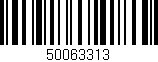 Código de barras (EAN, GTIN, SKU, ISBN): '50063313'