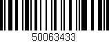 Código de barras (EAN, GTIN, SKU, ISBN): '50063433'