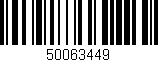 Código de barras (EAN, GTIN, SKU, ISBN): '50063449'