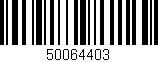 Código de barras (EAN, GTIN, SKU, ISBN): '50064403'